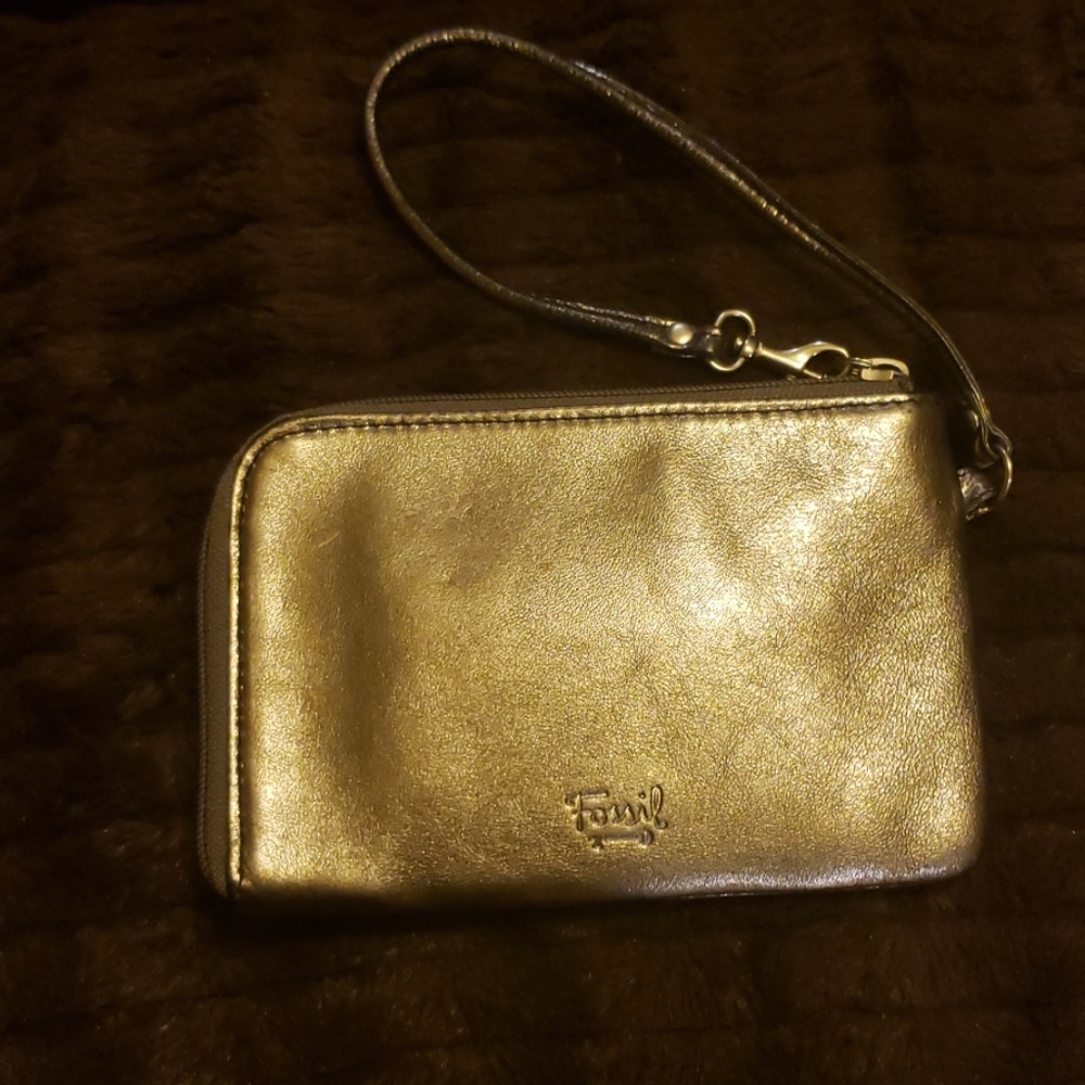 Fossil wrislet card holder Gunmetal